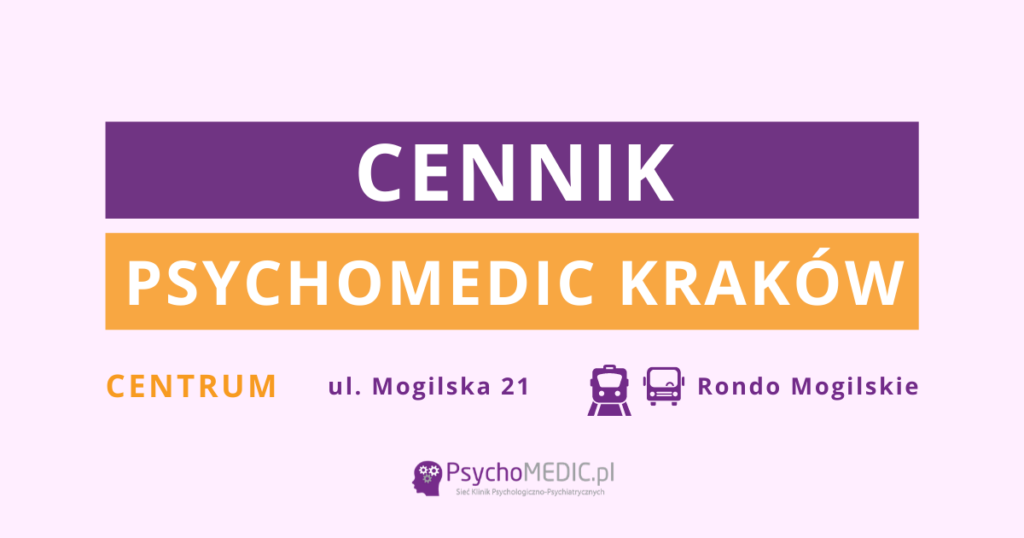 Cennik PsychoMedic Kraków