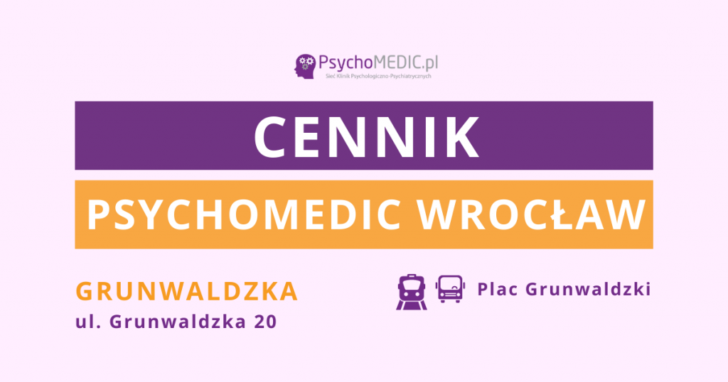 Cennik PsychoMedic.pl Wrocław