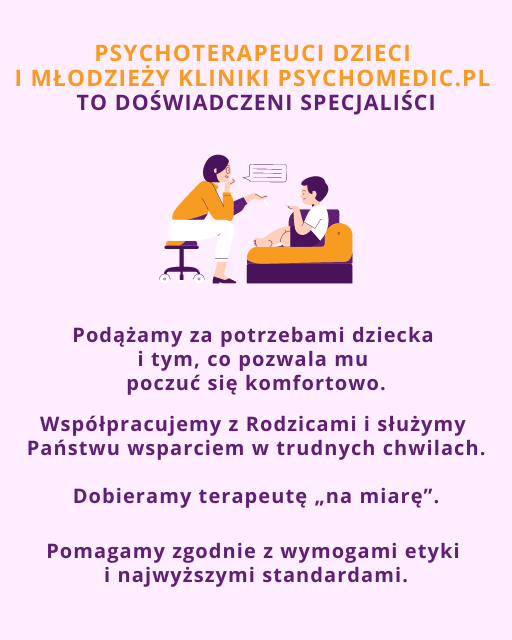 Psychoterapeuta dzieci i młodzieży Wrocław