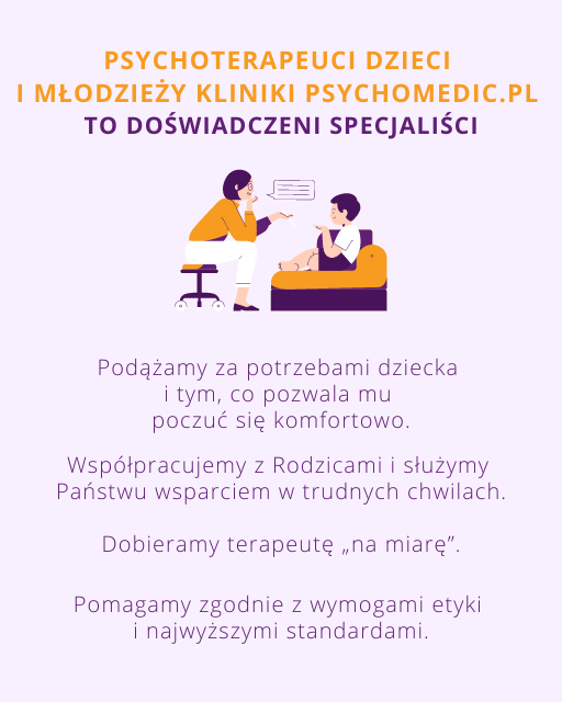 Psychoterapeuta dzieci i młodzieży Bydgoszcz